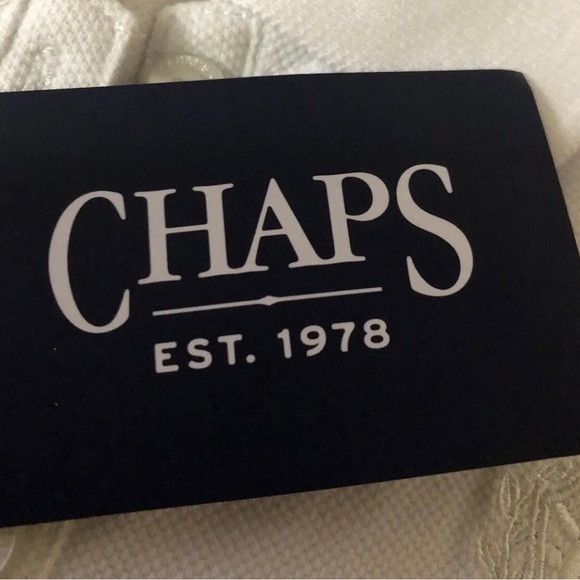 CHAPS Womens Sleeveless Polo Shirt Size XXL White New - Picture 5 of 7